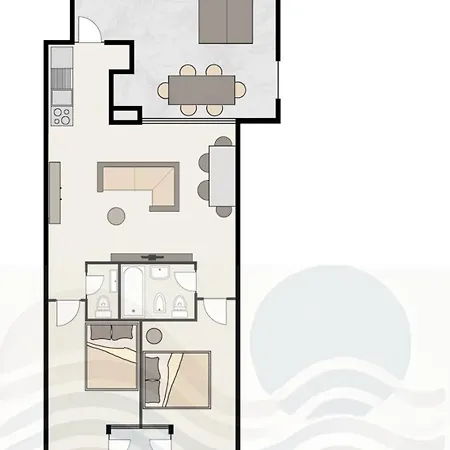 Laurentina - Modern With Large Terrace Near Beach-quiet And Comfortable * סוטיבאן